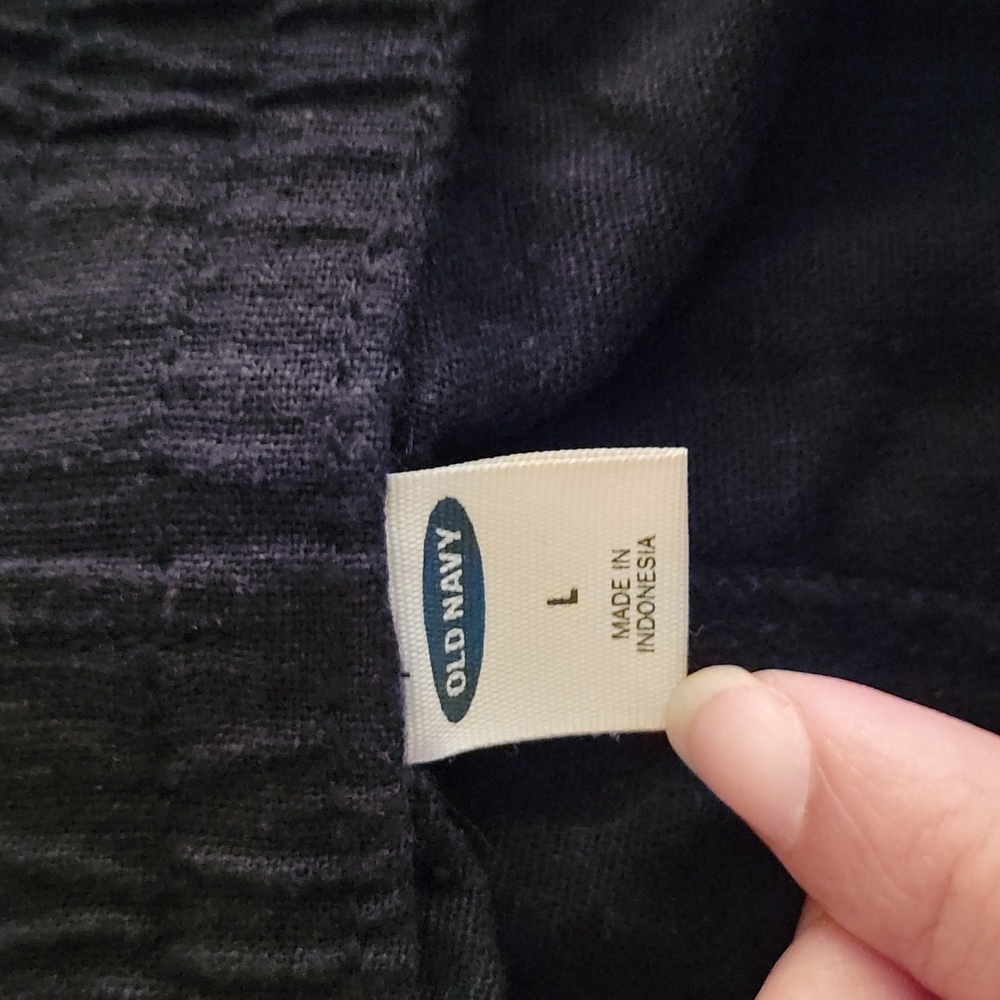 Old navy linen wide leg pants